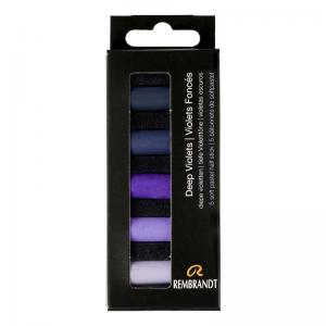 Royal Talens Rembrandt Soft Pastels - Set Of 5 - Deep Violets [31820506]